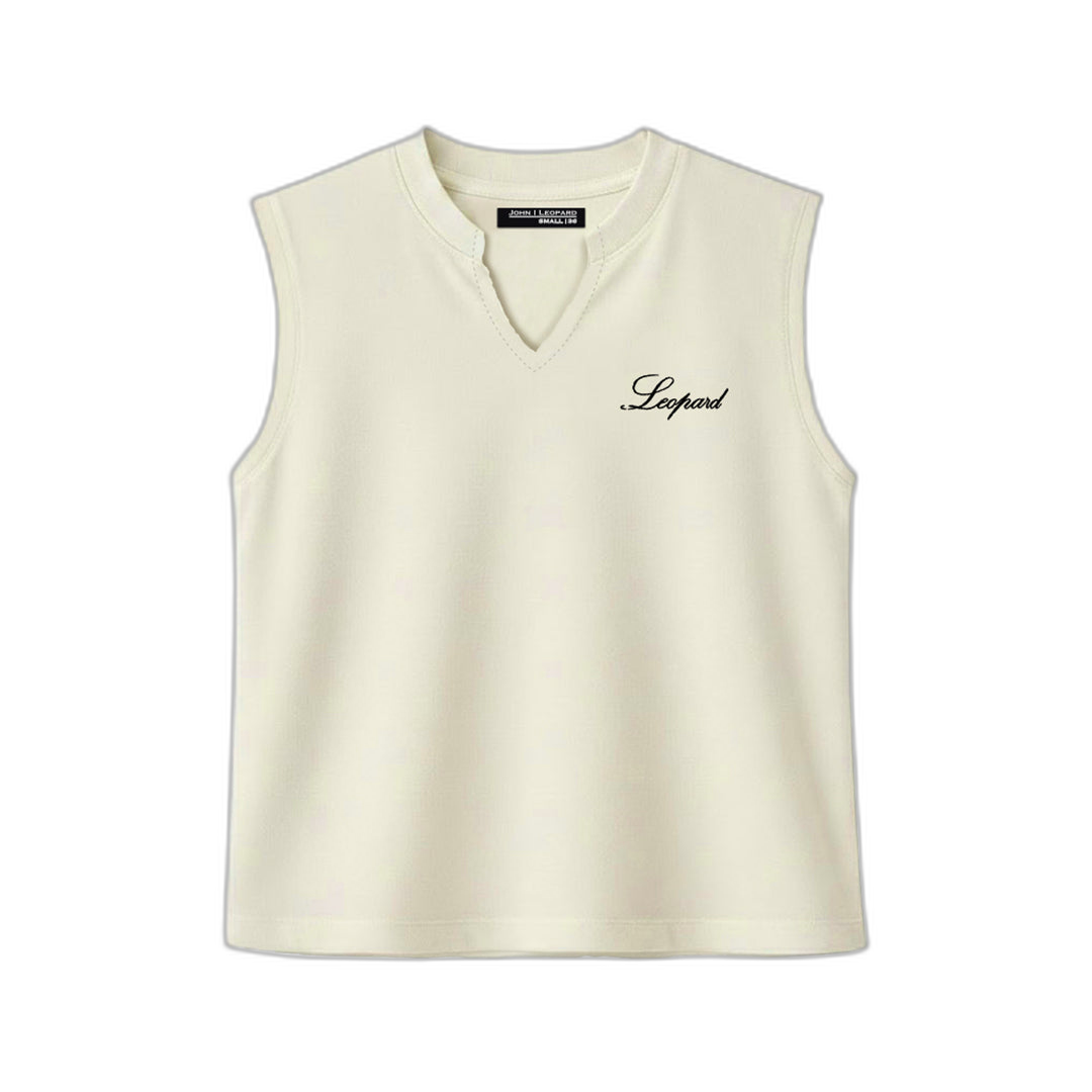 Playera Sleeveless Boxy | Signature Series Off White
