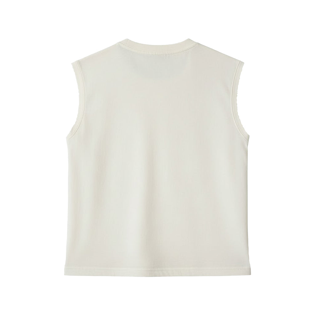 Playera Sleeveless Boxy | Signature Series Off White