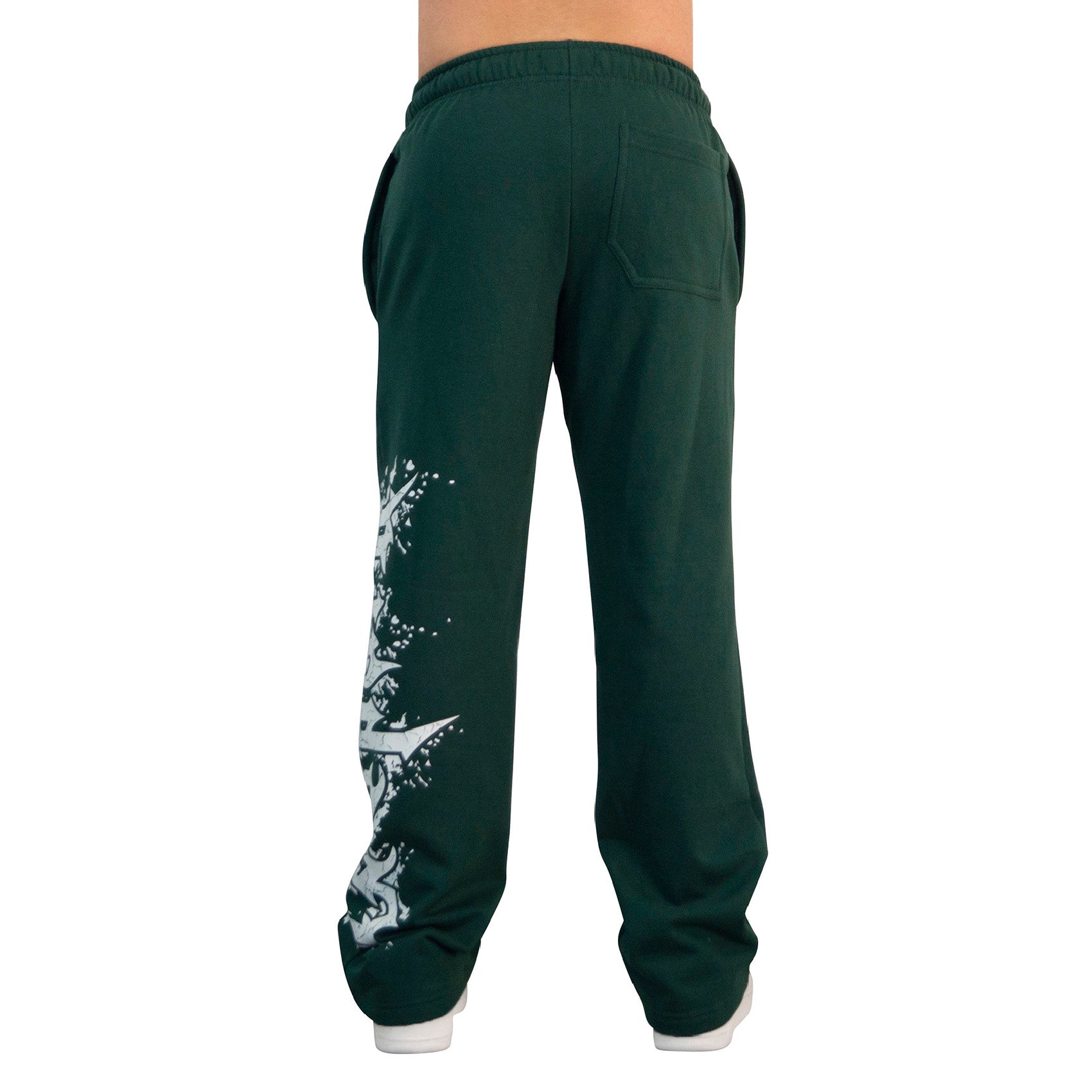 Jogger Straight Fit Dark Series Distressed Logo Dark Green