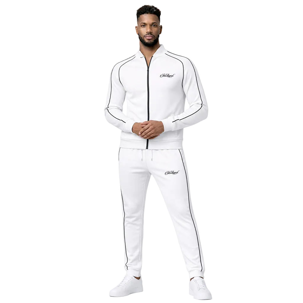 Heritage Tracksuit White Details Black