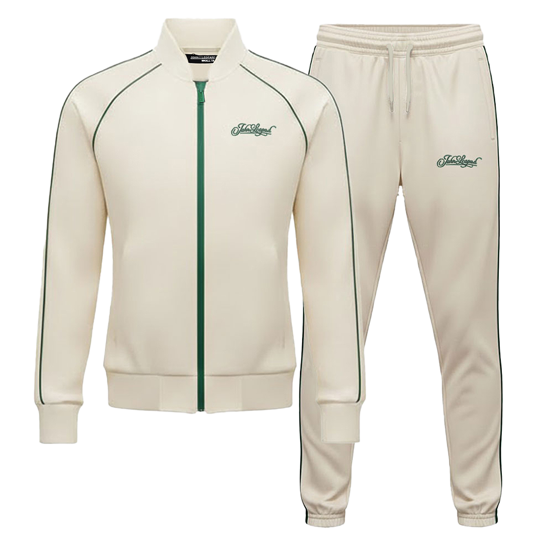 Heritage Tracksuit Off White Details Green