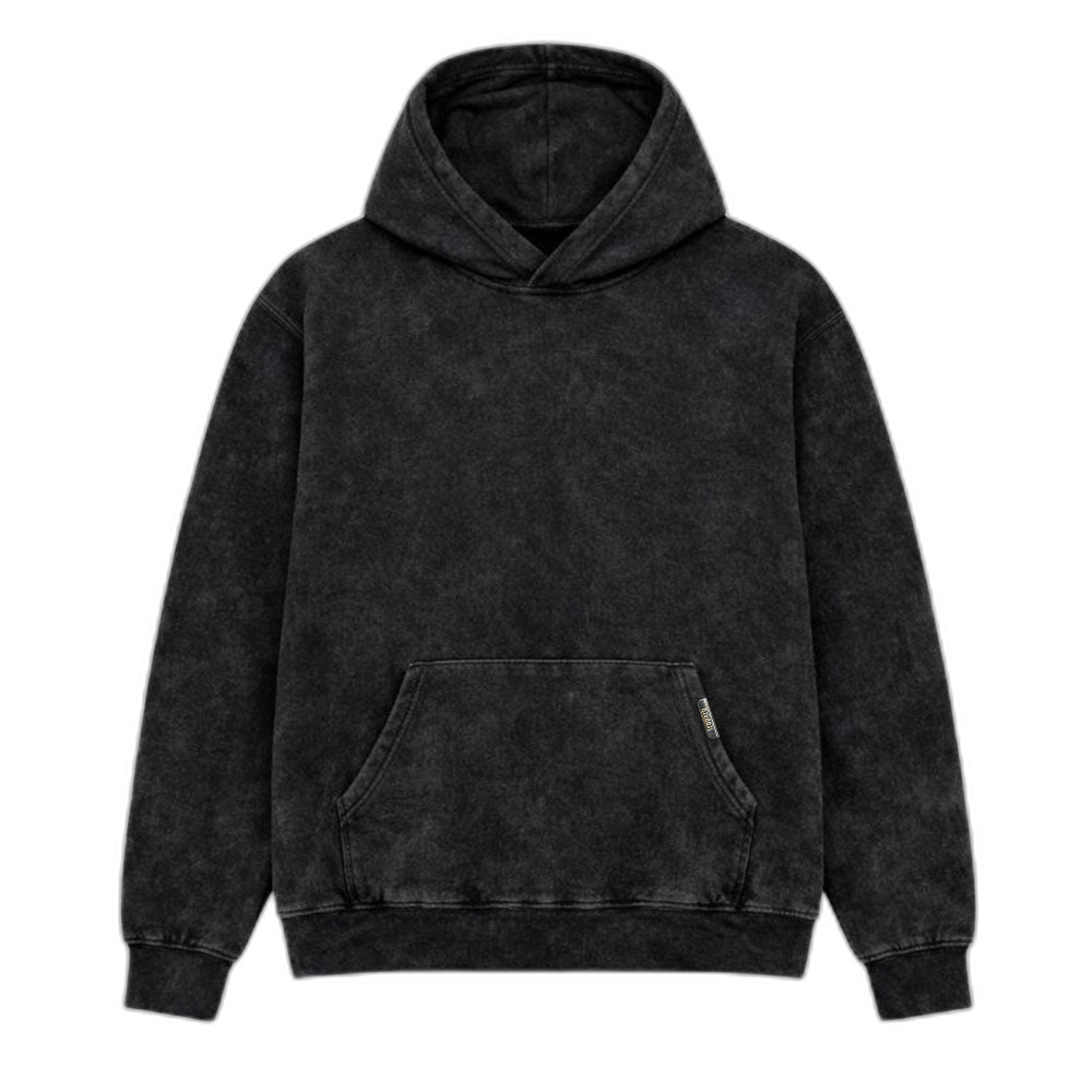 Essential Acid Hoodie Black