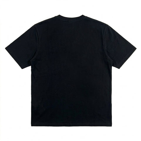 Playera Oversized Tshirt Laser Stitch Black