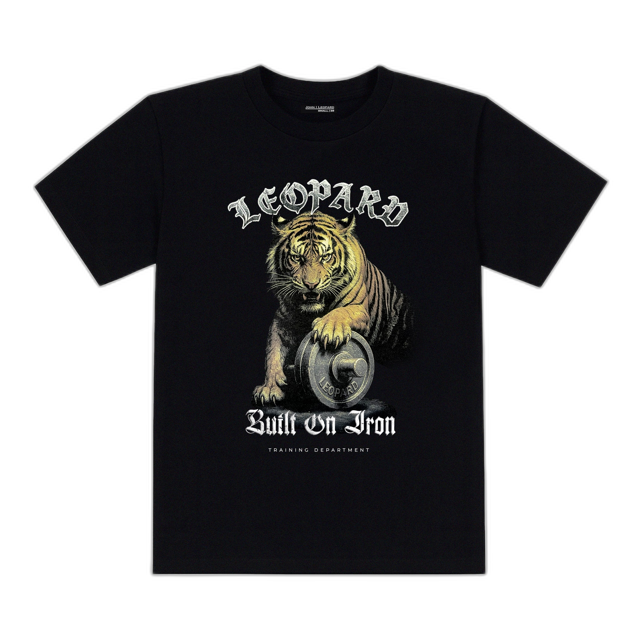 Playera Oversized Tshirt Tiger Built On Iron