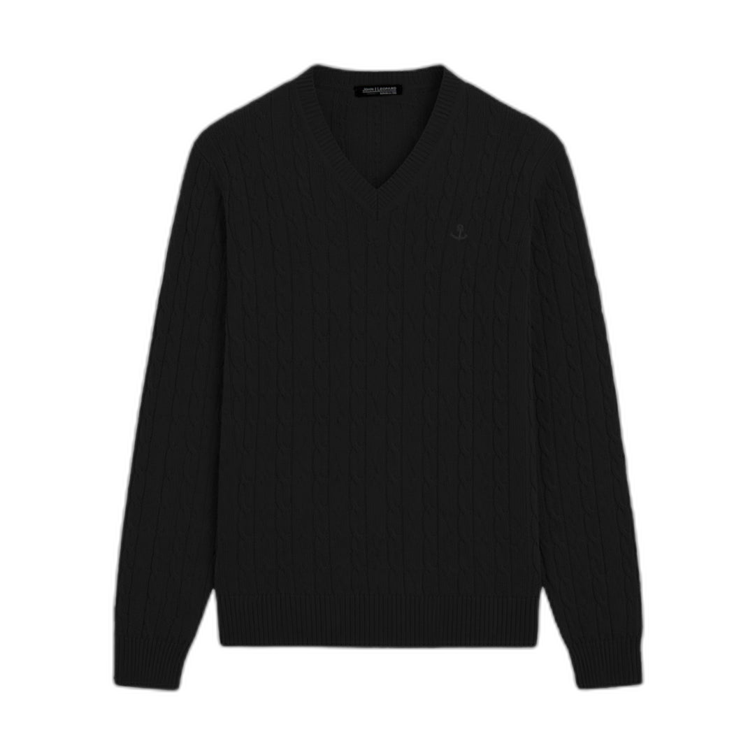 Bambu knitted Sweater Maison V Black