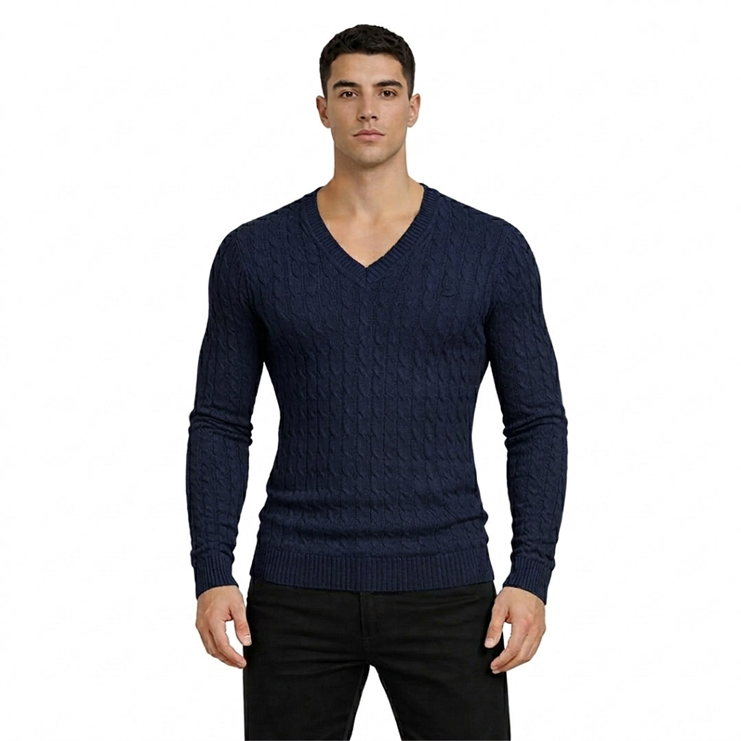 Roll Neck Sweater Light Gray