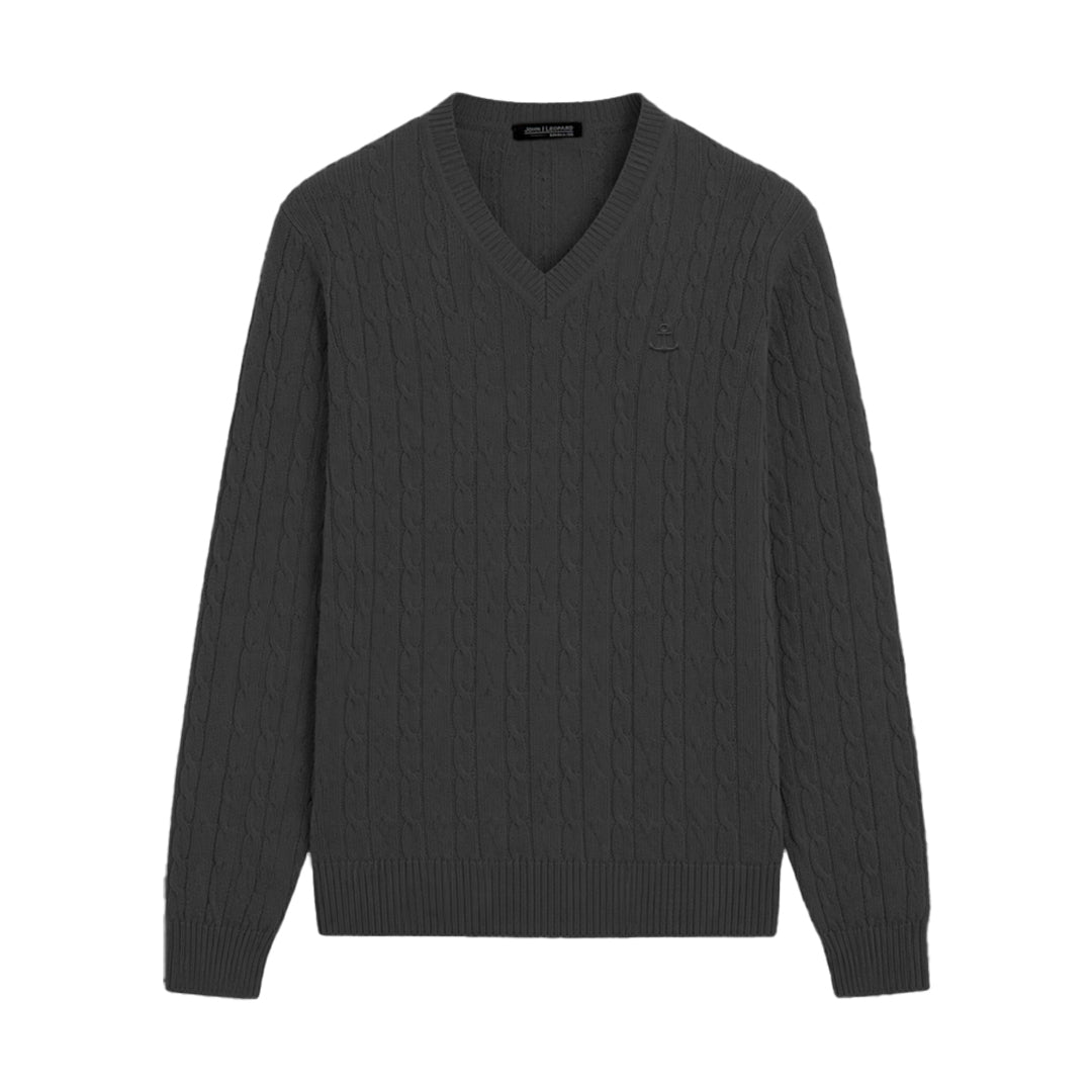 Roll Neck Sweater Light Gray