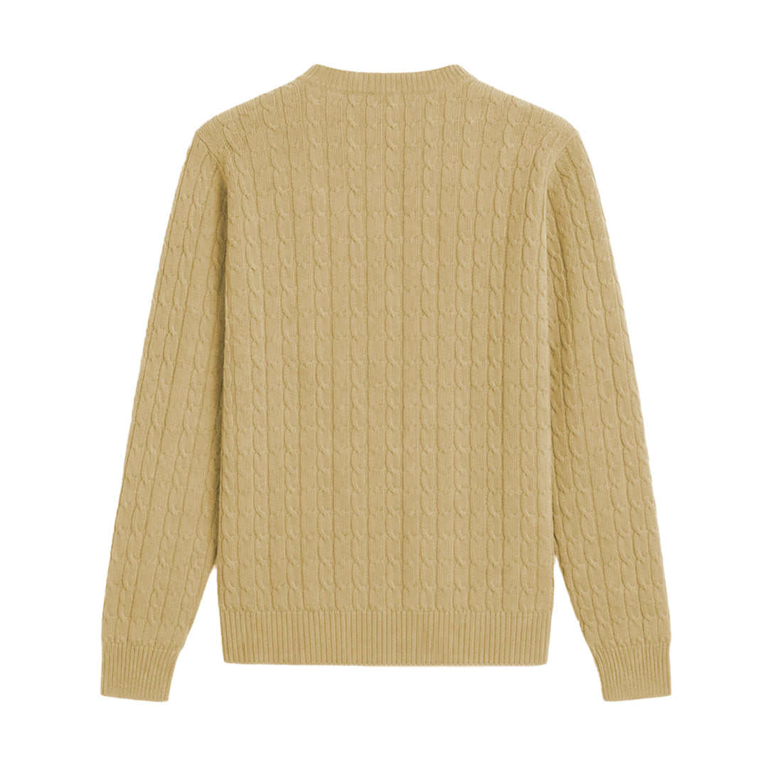 Roll Neck Sweater Light Gray