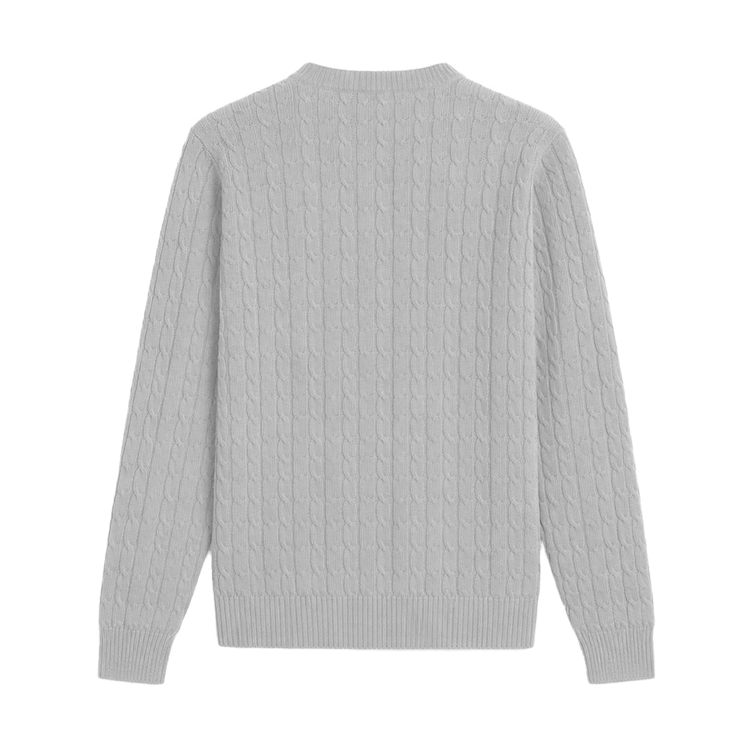Roll Neck Sweater Light Gray