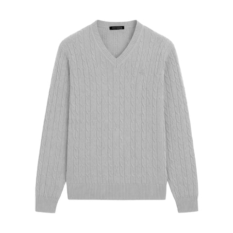 Bambu knitted Sweater Maison V Light Gray