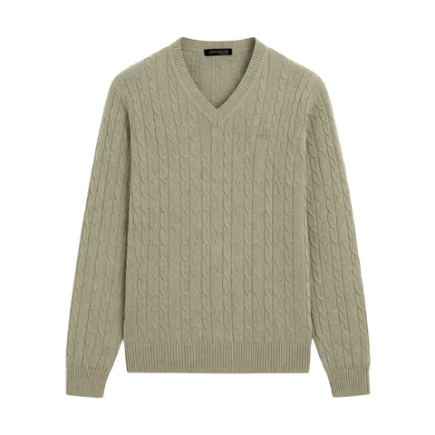 Bambu knitted Sweater Maison V Vintage Khaki
