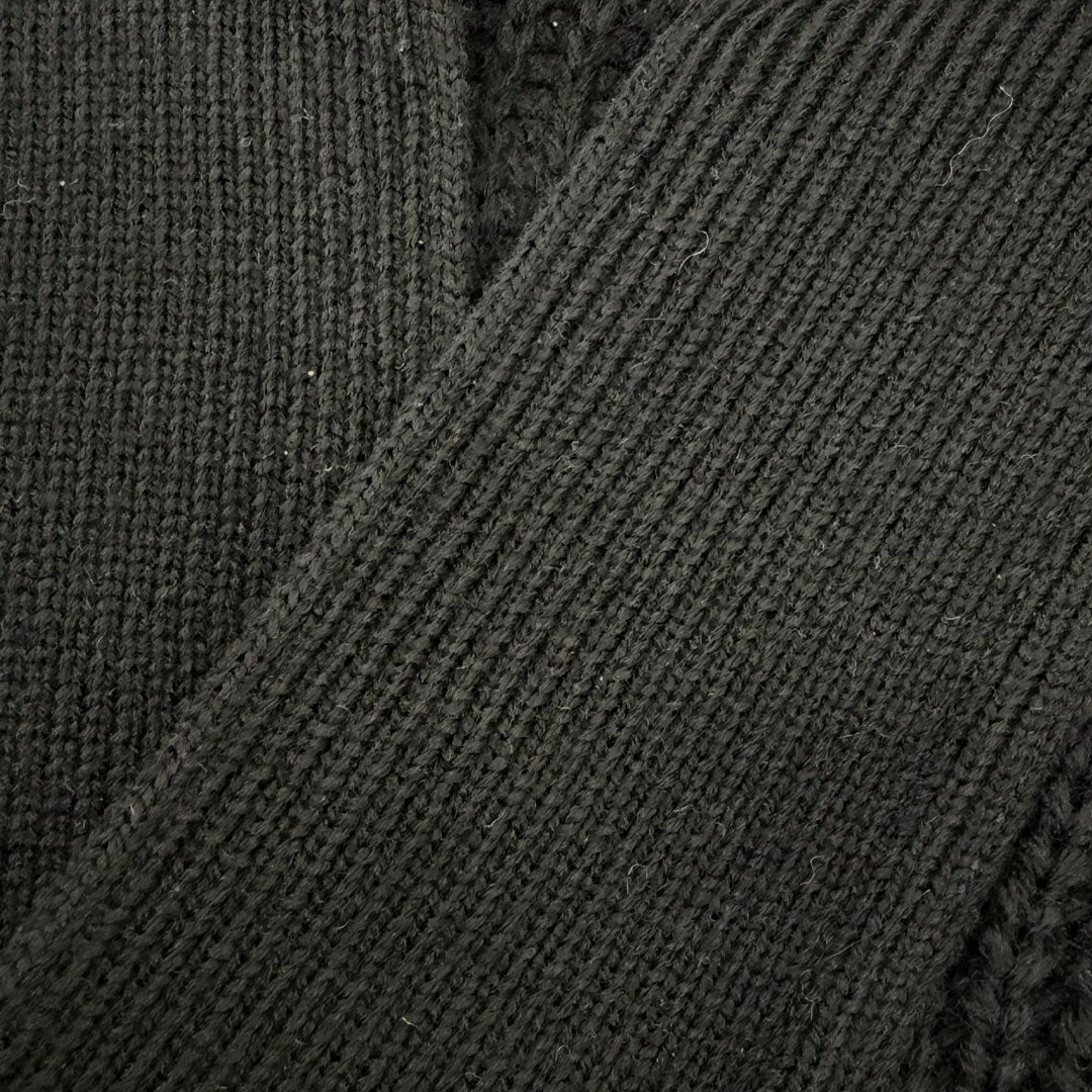 Oldman Sweater Cardigan Knitwear Black