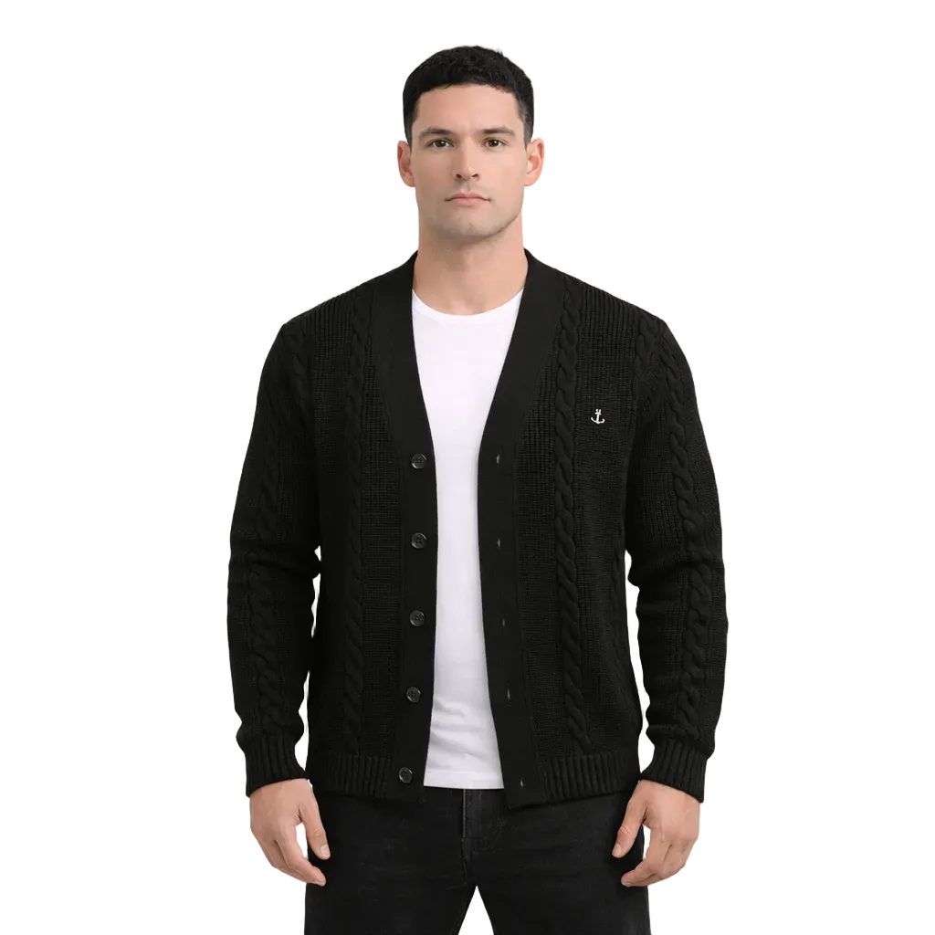 Oldman Sweater Oversized Cardigan Black