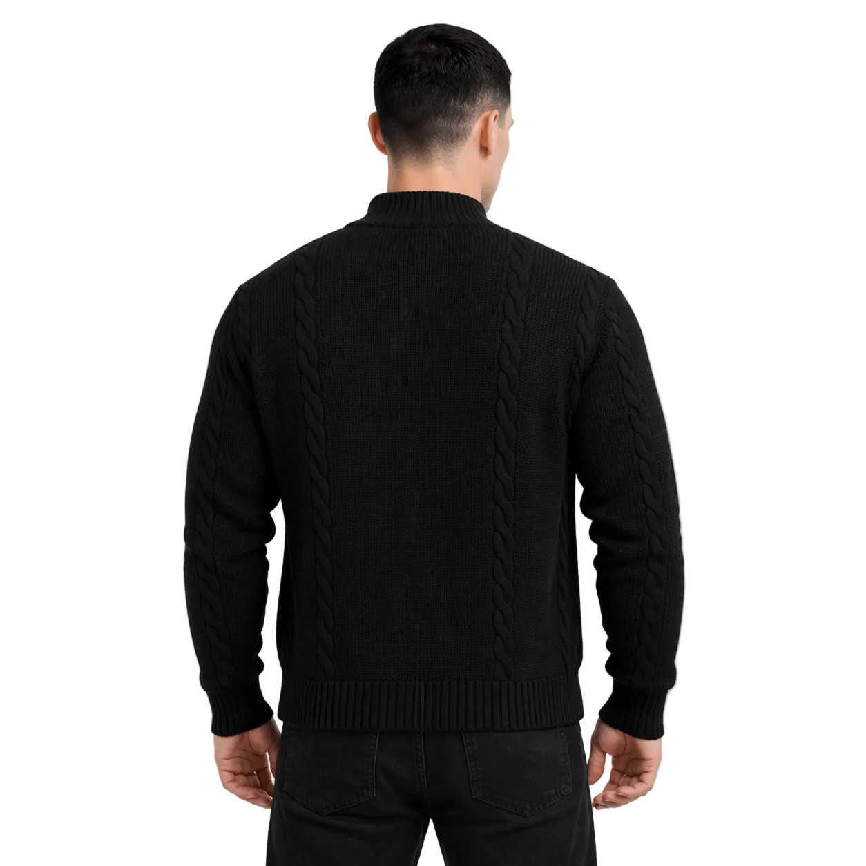 Oldman Sweater Oversized Cardigan Black