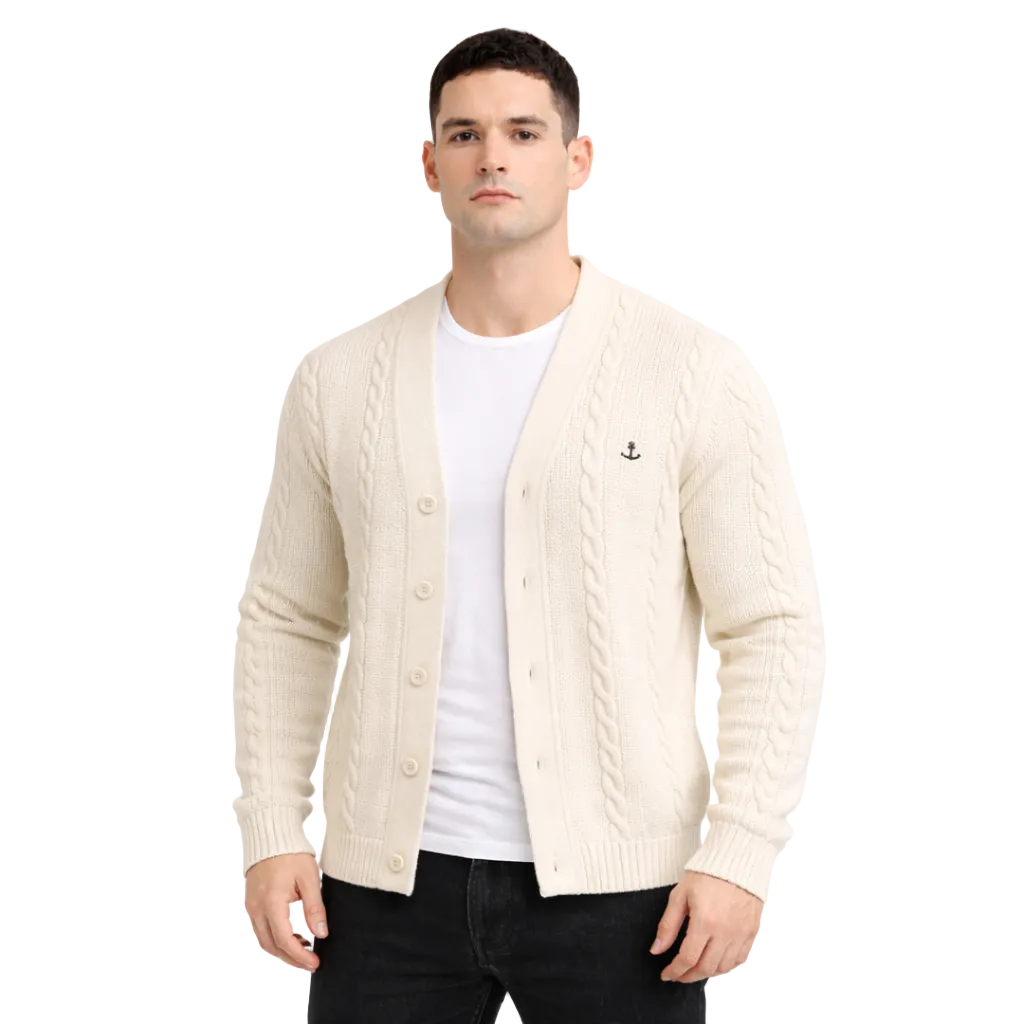 Oldman Sweater Oversized Cardigan Off White