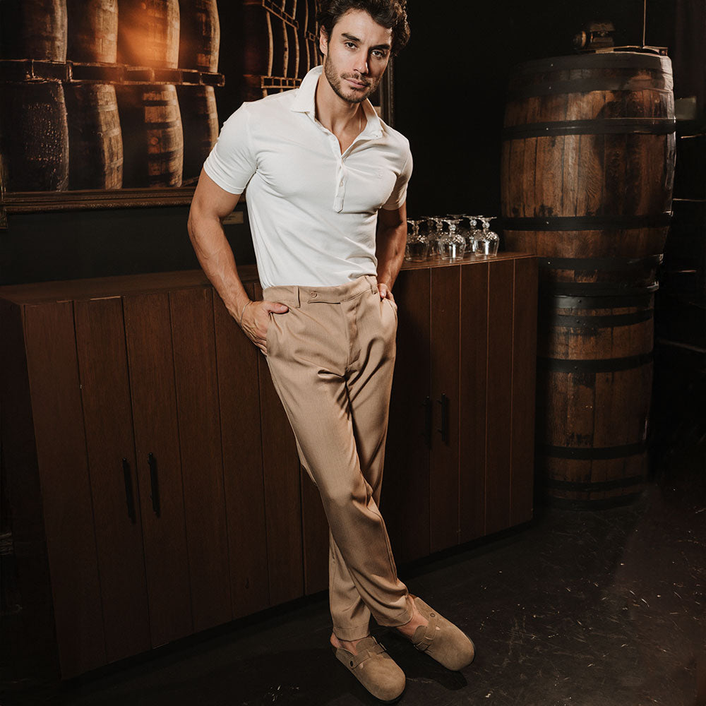 Nerano Smart-Casual Trouser Camel