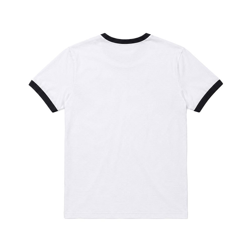Playera Work Dept. Regular Ringer White