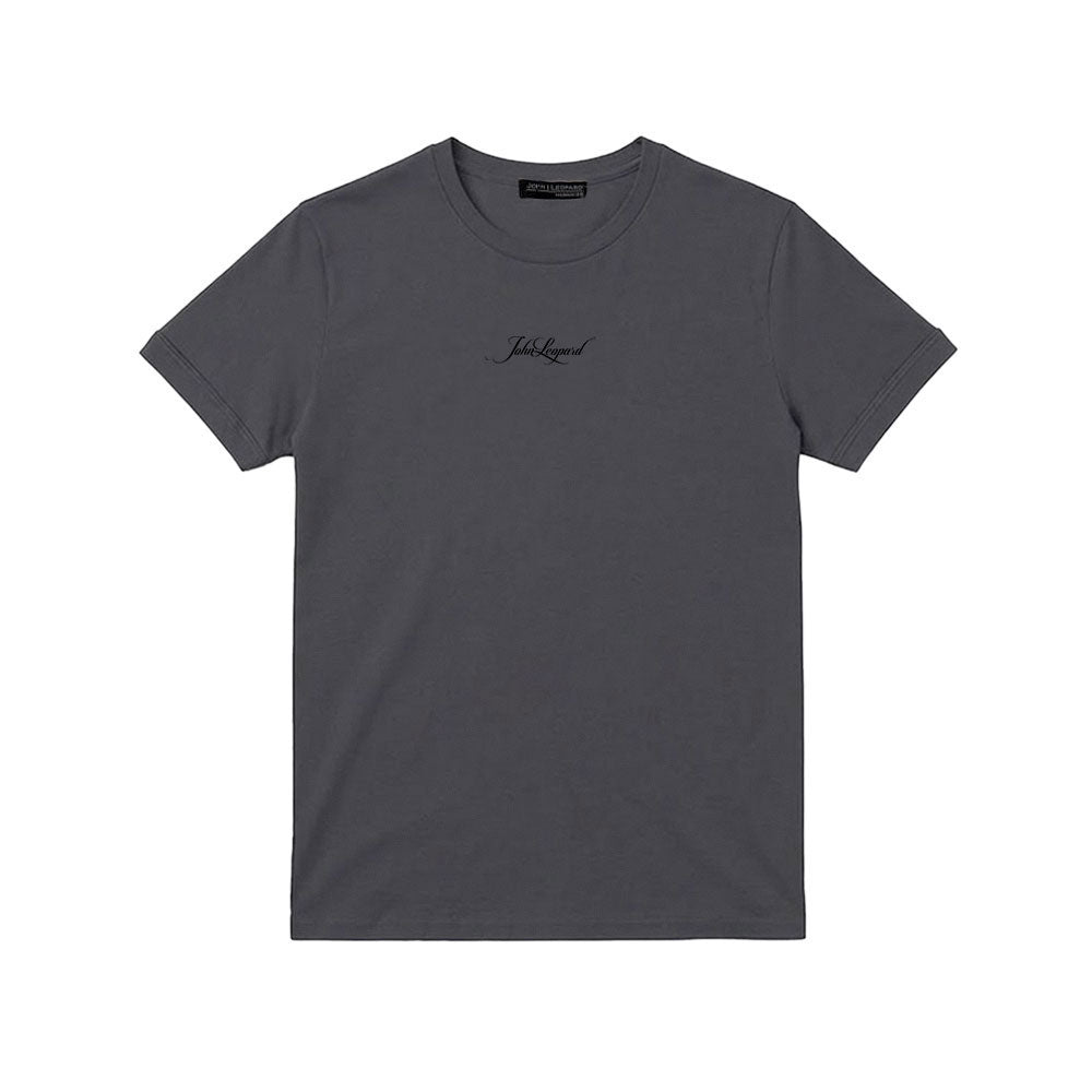 Playera Heritage Logo Slim Ringer Oxford