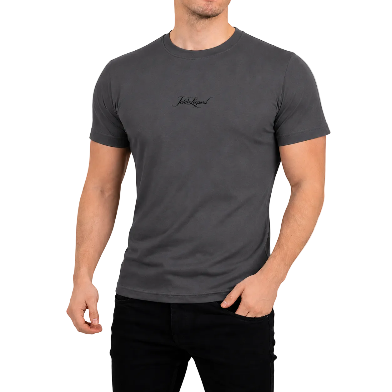 Playera Heritage Logo Slim Ringer Oxford