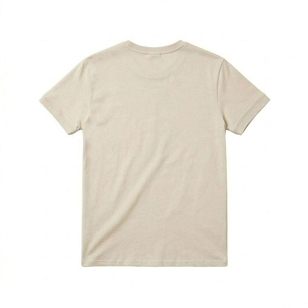 Playera Heritage Logo Slim Ringer Ivory