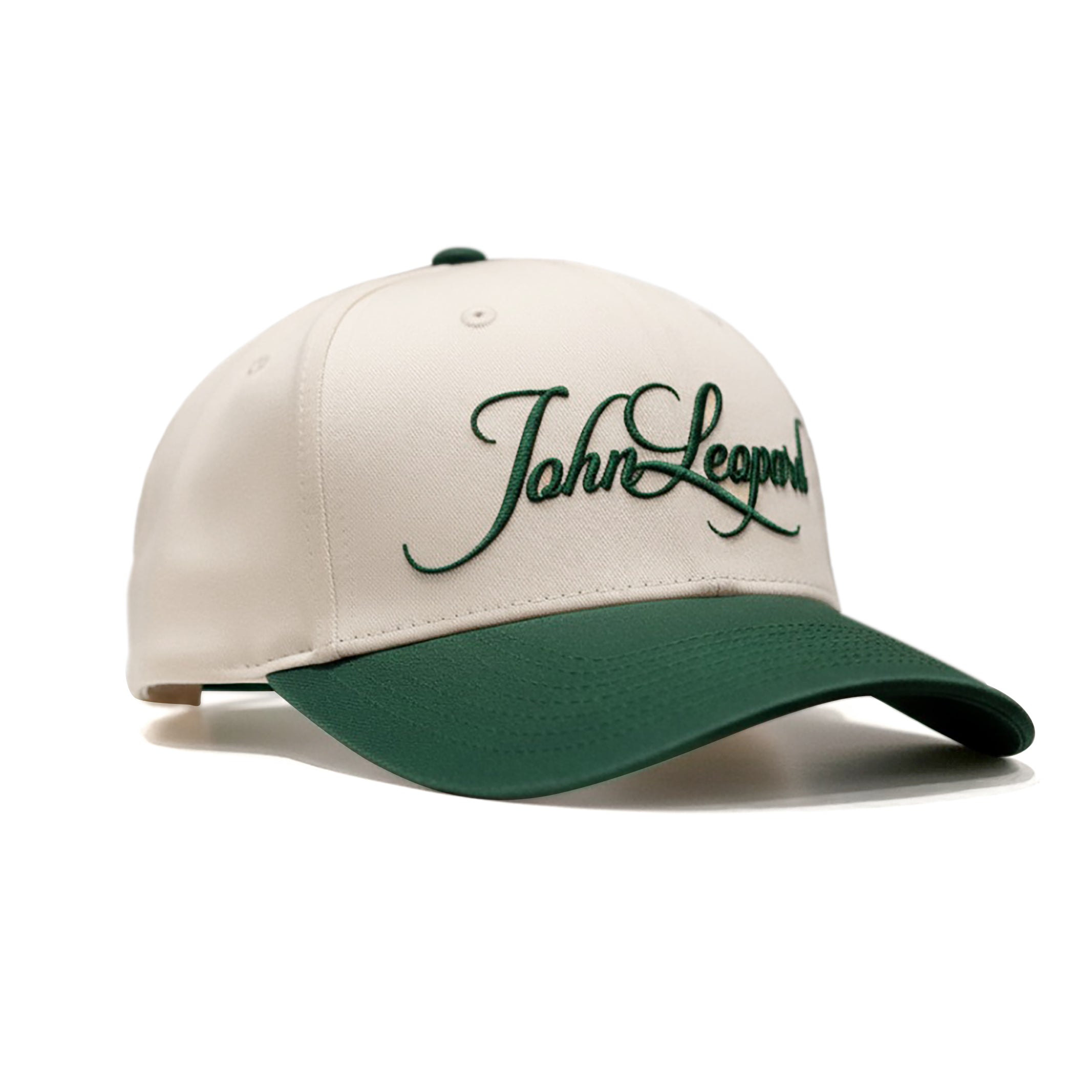 Heritage Off White Logo Forest Green Cap