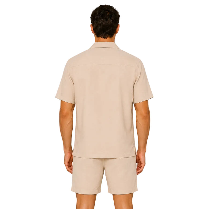 Camisa Belmond Boxy Oversized Beach Sand
