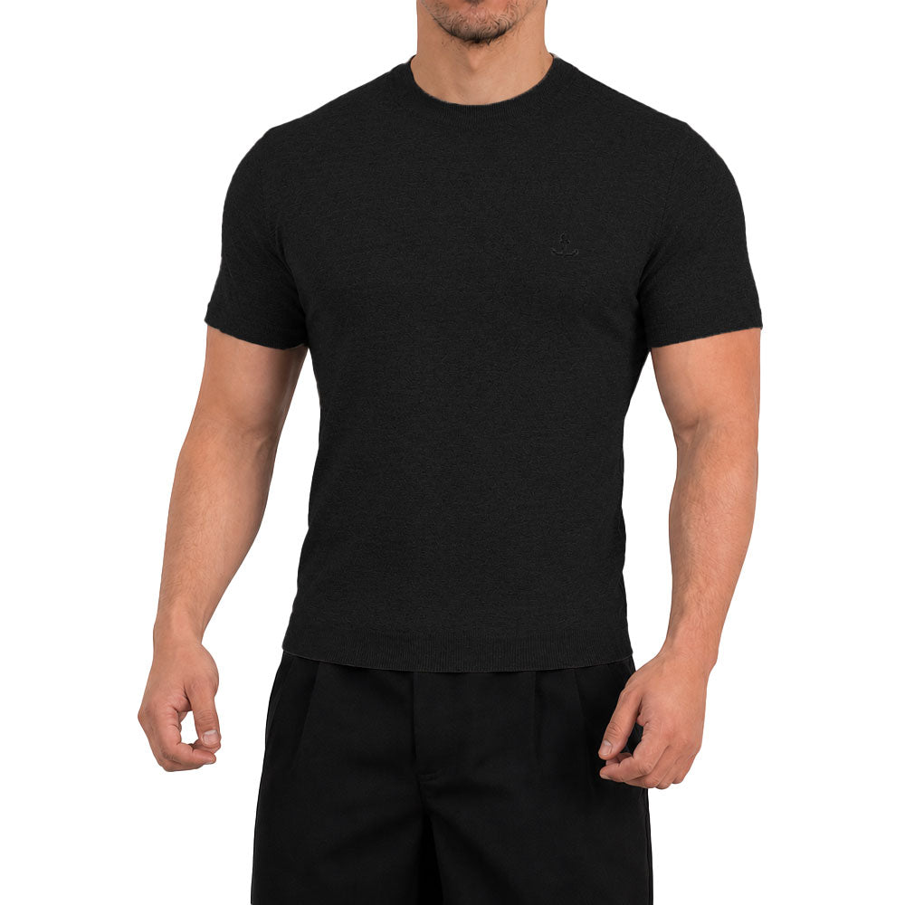 Riviera Knitted Shirt Black