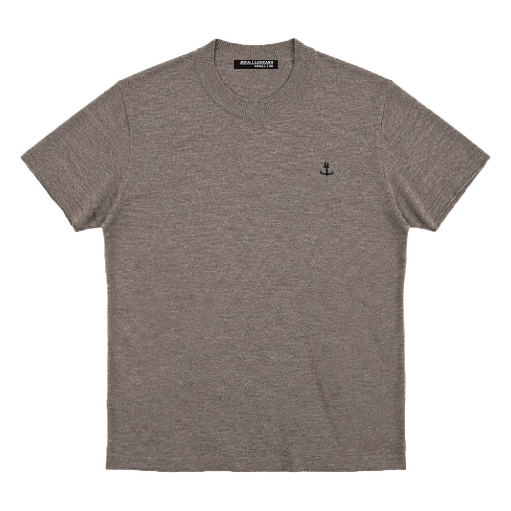 Riviera Knitted Shirt Light Brown