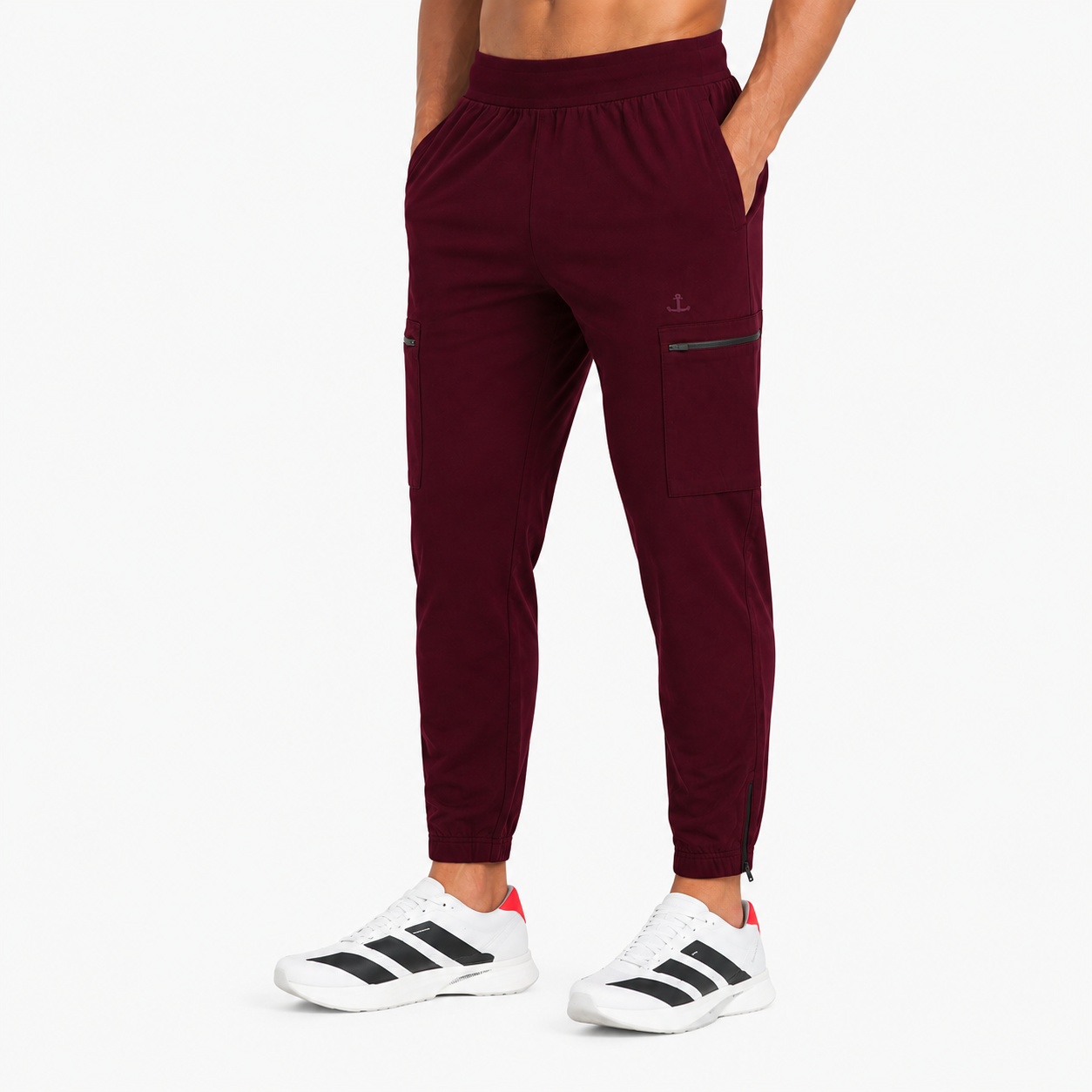 Motion Series Cargo Jogger Burgundy