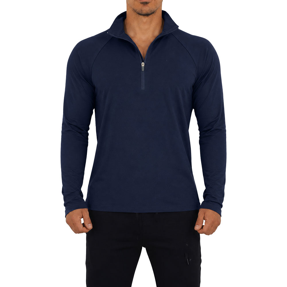 Sudadera Ultra Ligera Motion Series 1/4 Zip Navy
