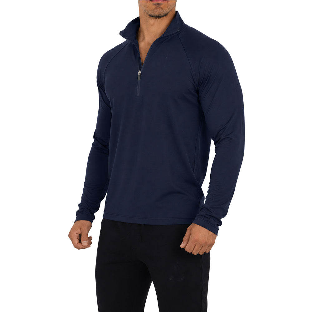 Sudadera Ultra Ligera Motion Series 1/4 Zip Navy