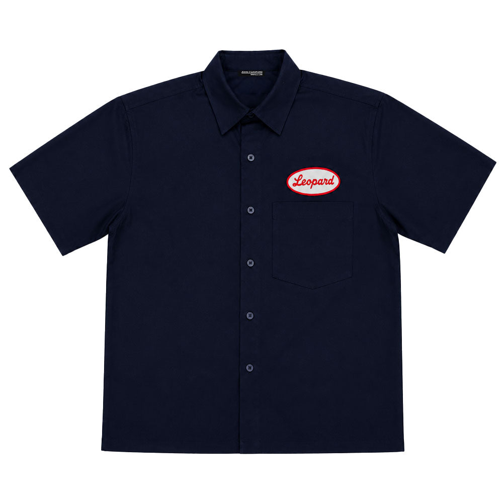 Camisa Boxy Oversized Diesel Navy