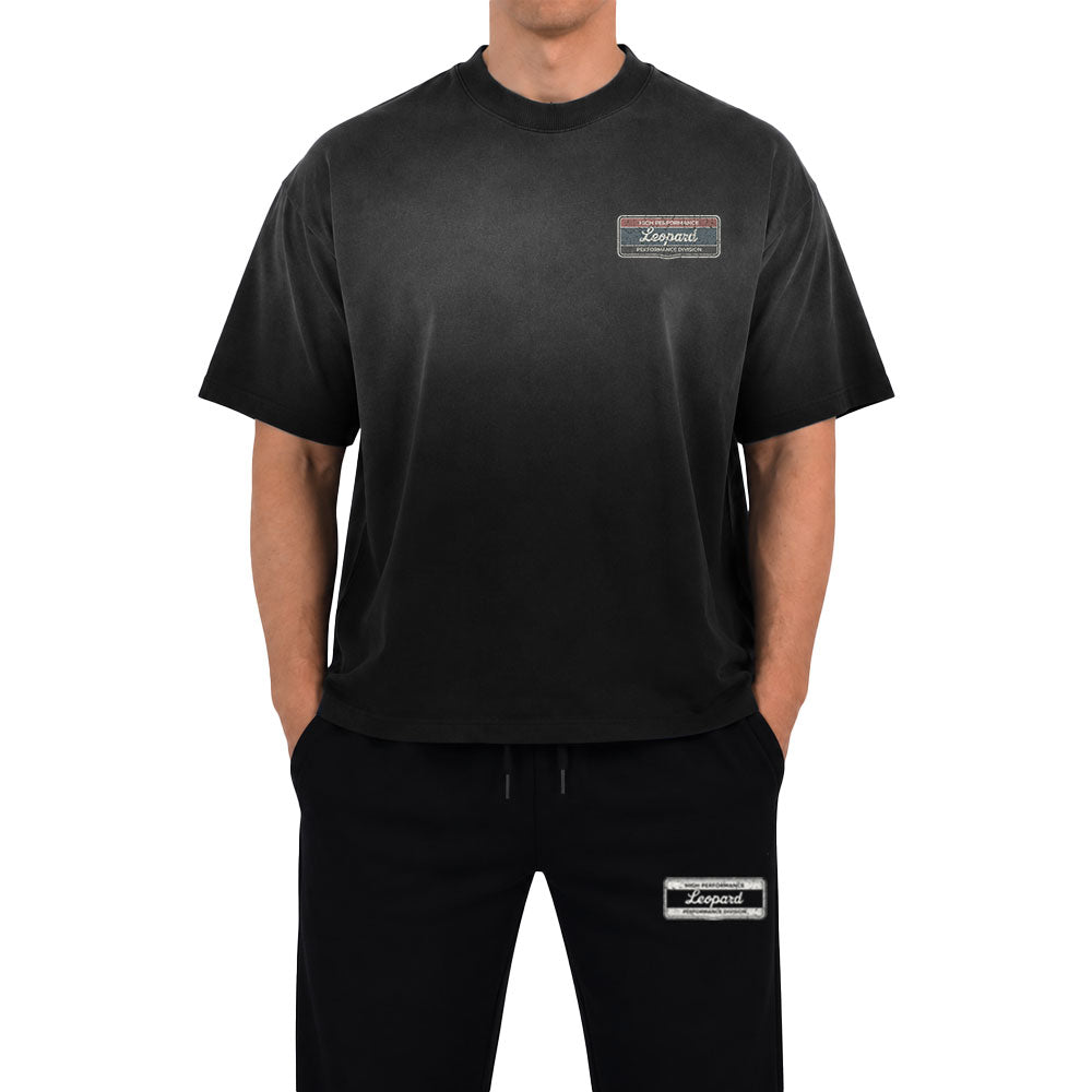 Playera Oversized High Performance Sunfade 240gr Black