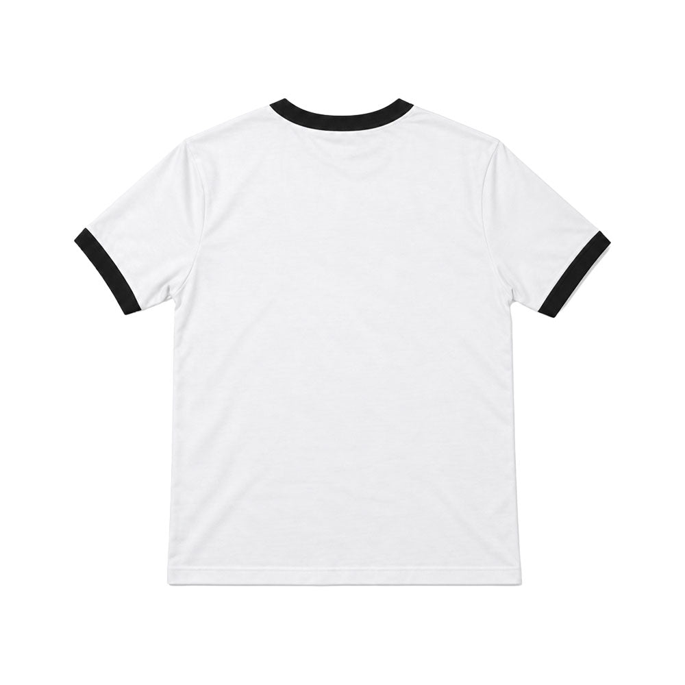 Playera Anchor Logo Ringer Contrast White