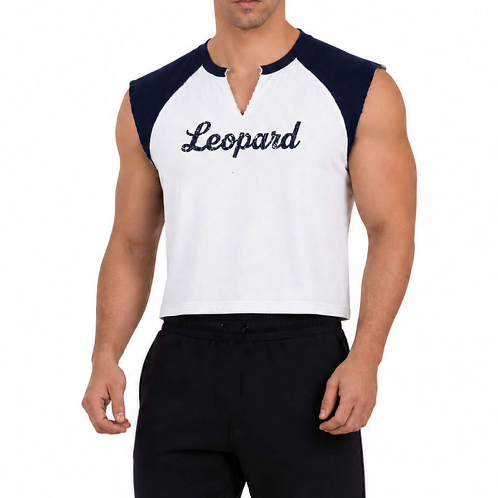 Garage High Performance Cut Off Sleeveless Navy