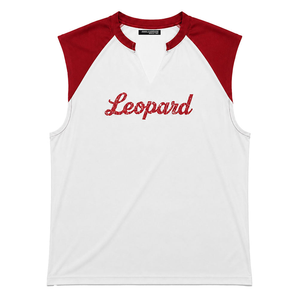 Garage High Performance Cut Off Sleeveless Red