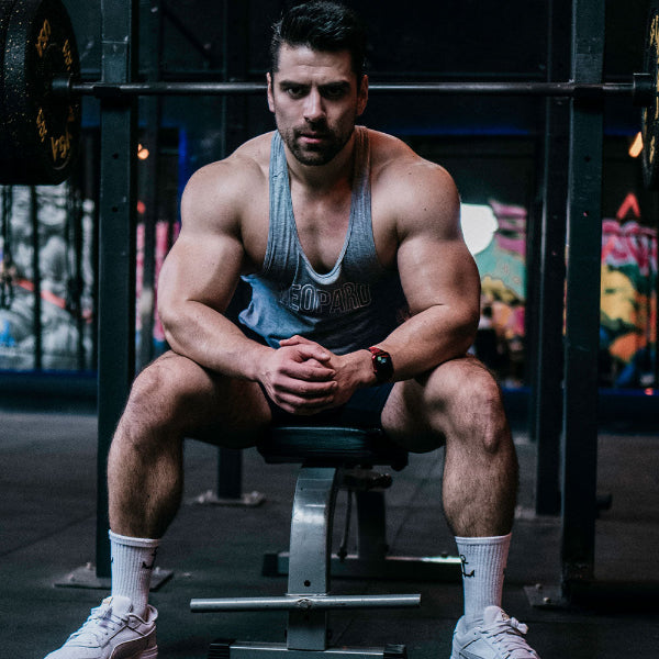 Gym Stringer Tank 3 Pack Varsity Full Amarillo - Gris Jaspe - Negro