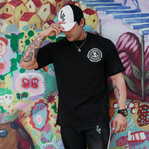 Playera Oversized Building Your Best Version Black