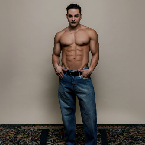 Ultra Relaxed Baggy Jeans Washed Light Blue