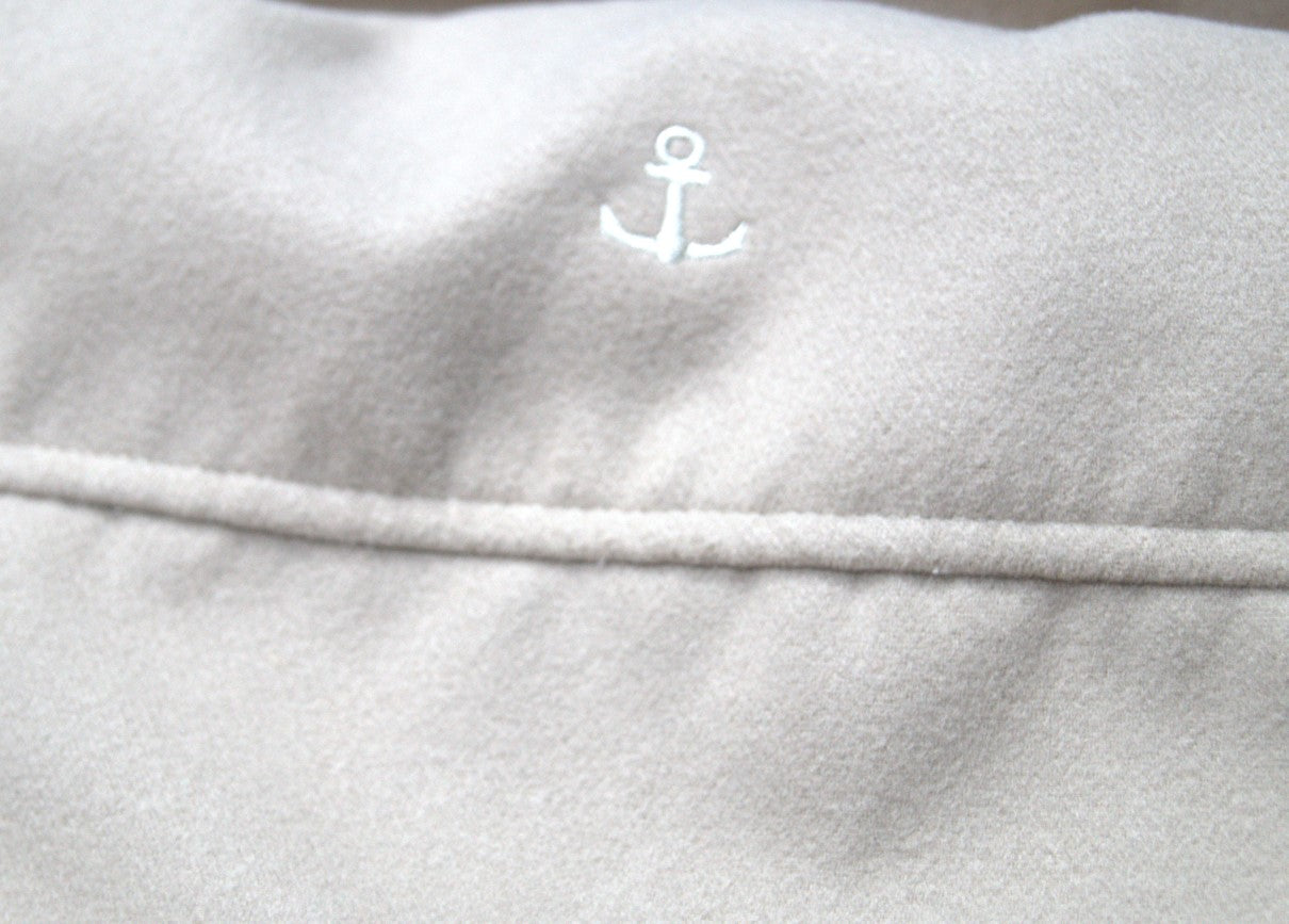 Regent Melton Jacket Boxy Fit Beige Latte