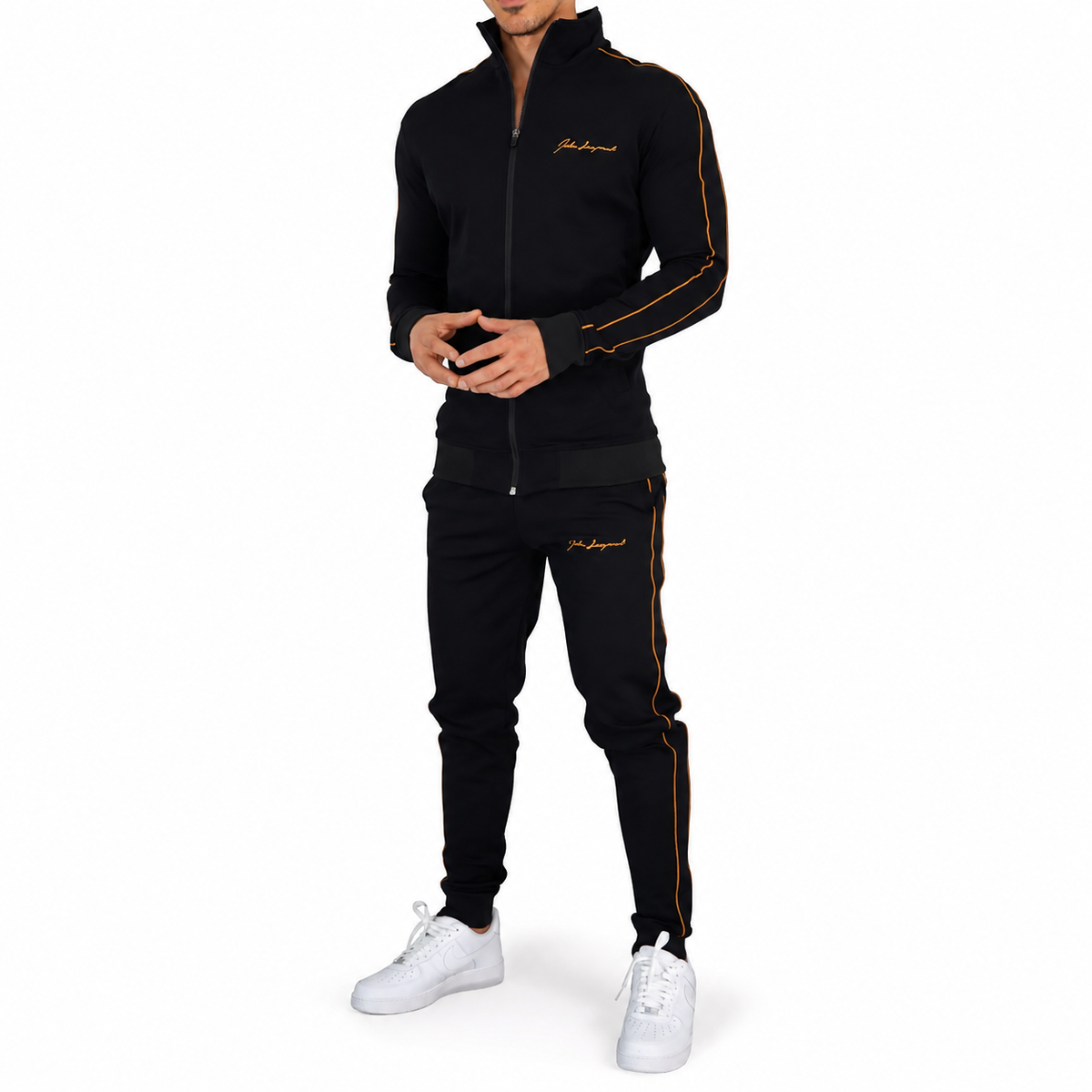 Scuderia Tracksuit Black Golden Logo