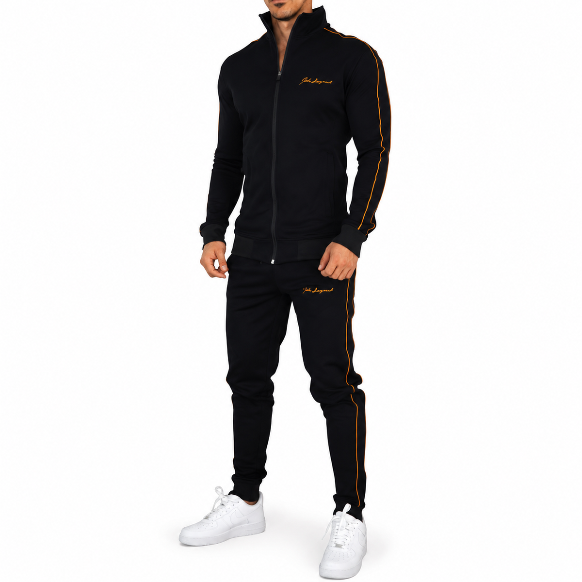 Scuderia Tracksuit Black Golden Logo
