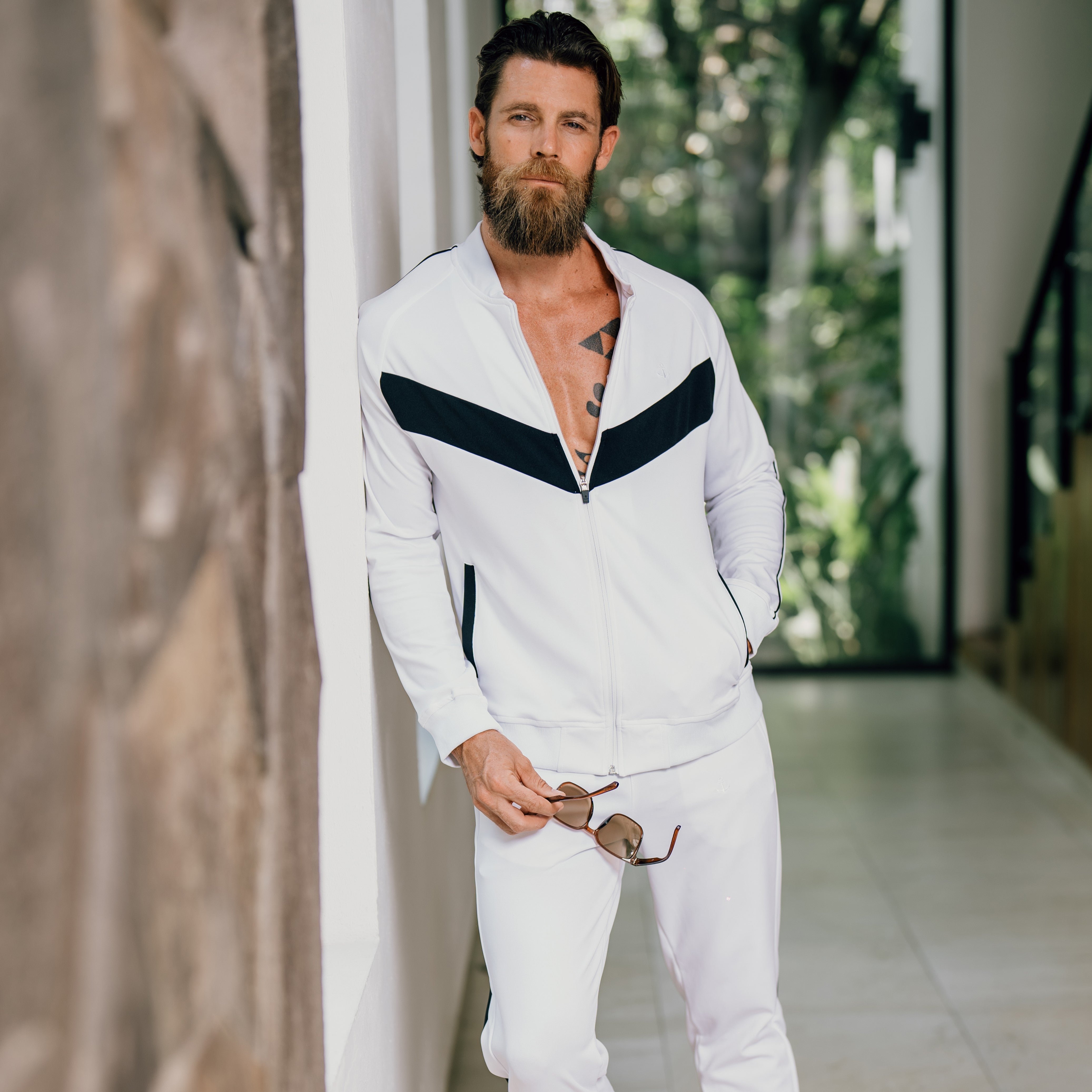 Montecarlo Tracksuit White & Black