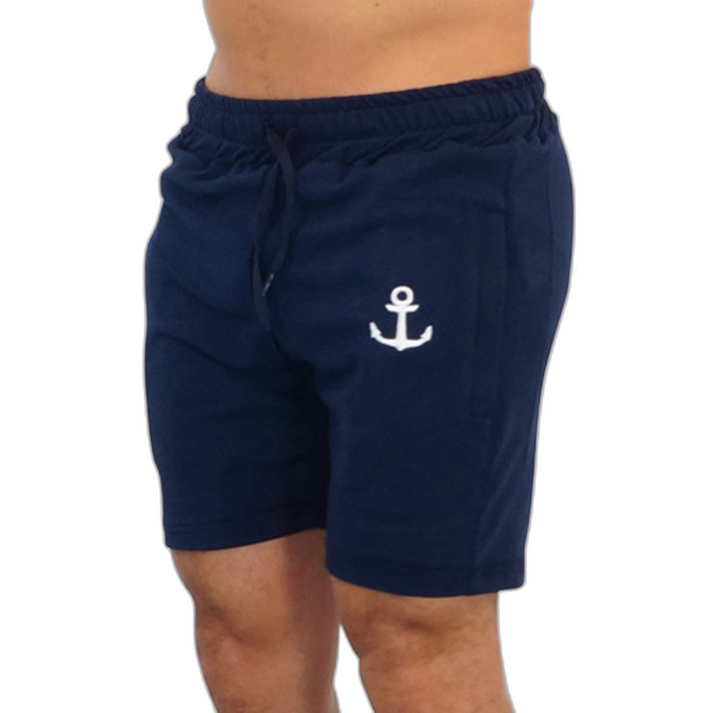 Alpha Short Navy Embroidered Logo