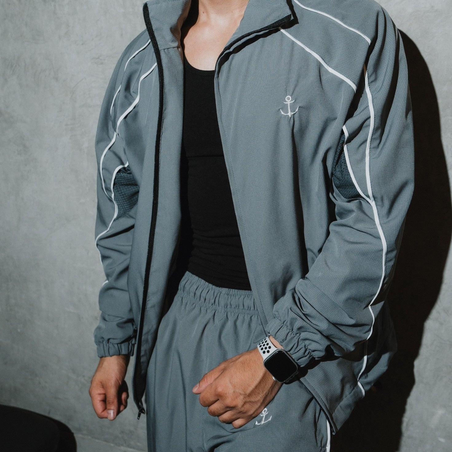 Ascend Oversized Tracksuit Gray