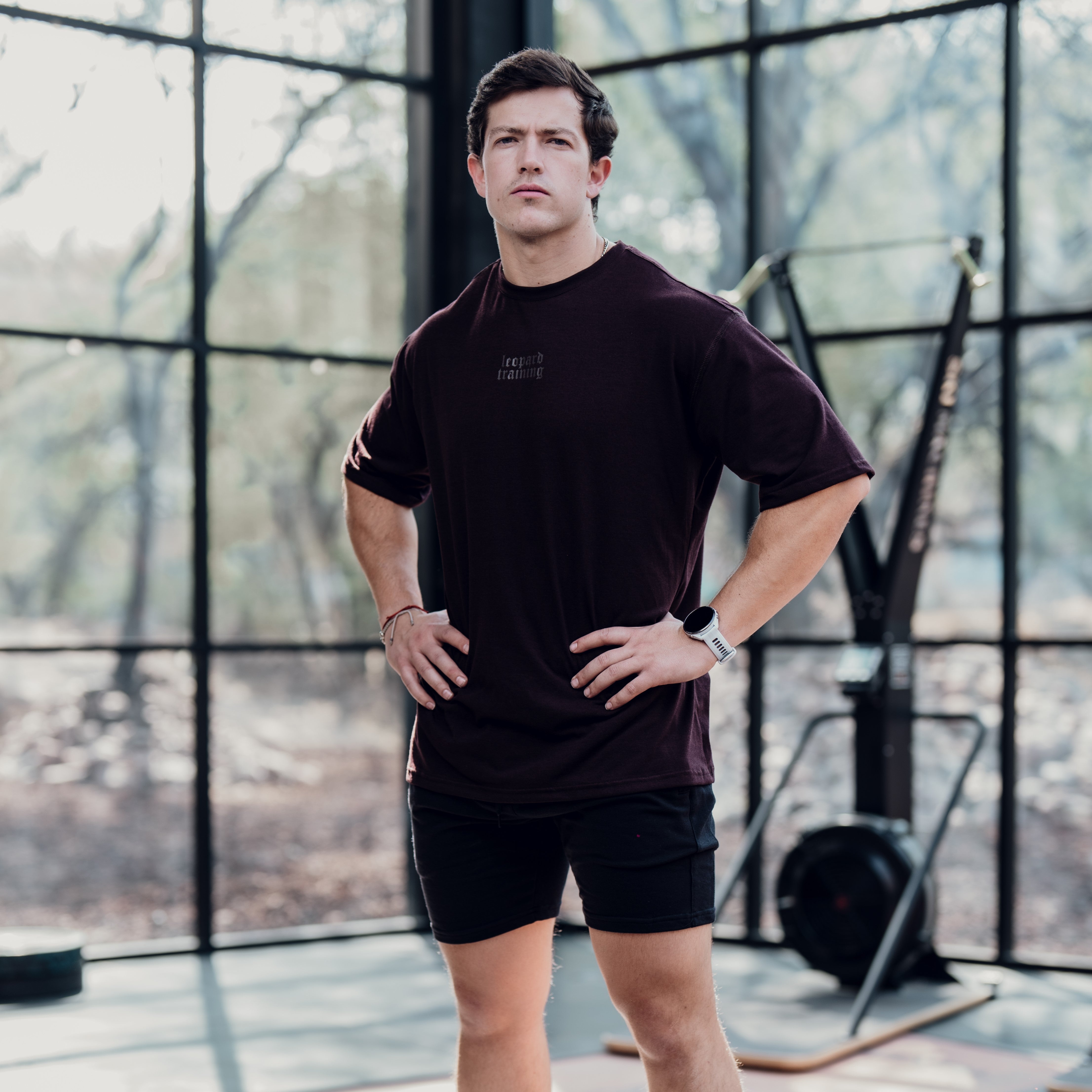 Playera Oversized Dark Brown Unleash The Beast