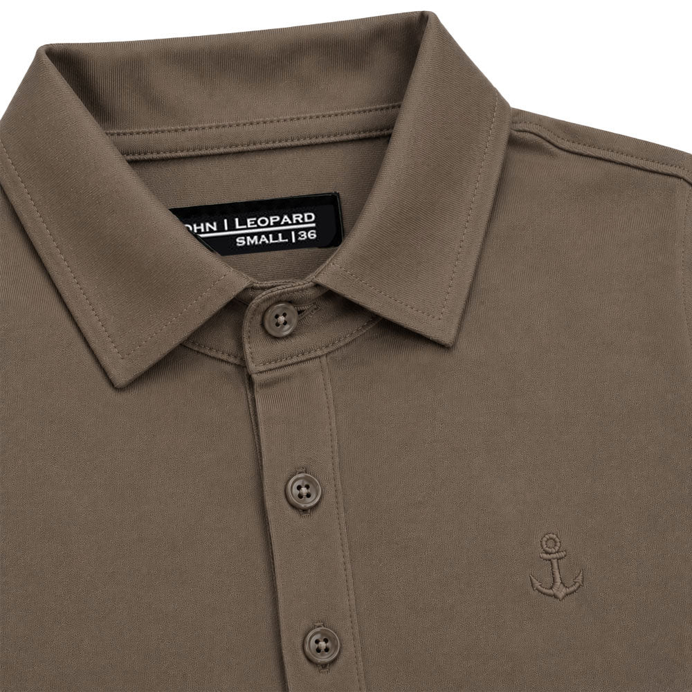 Santos Polo Manga Corta Walnut