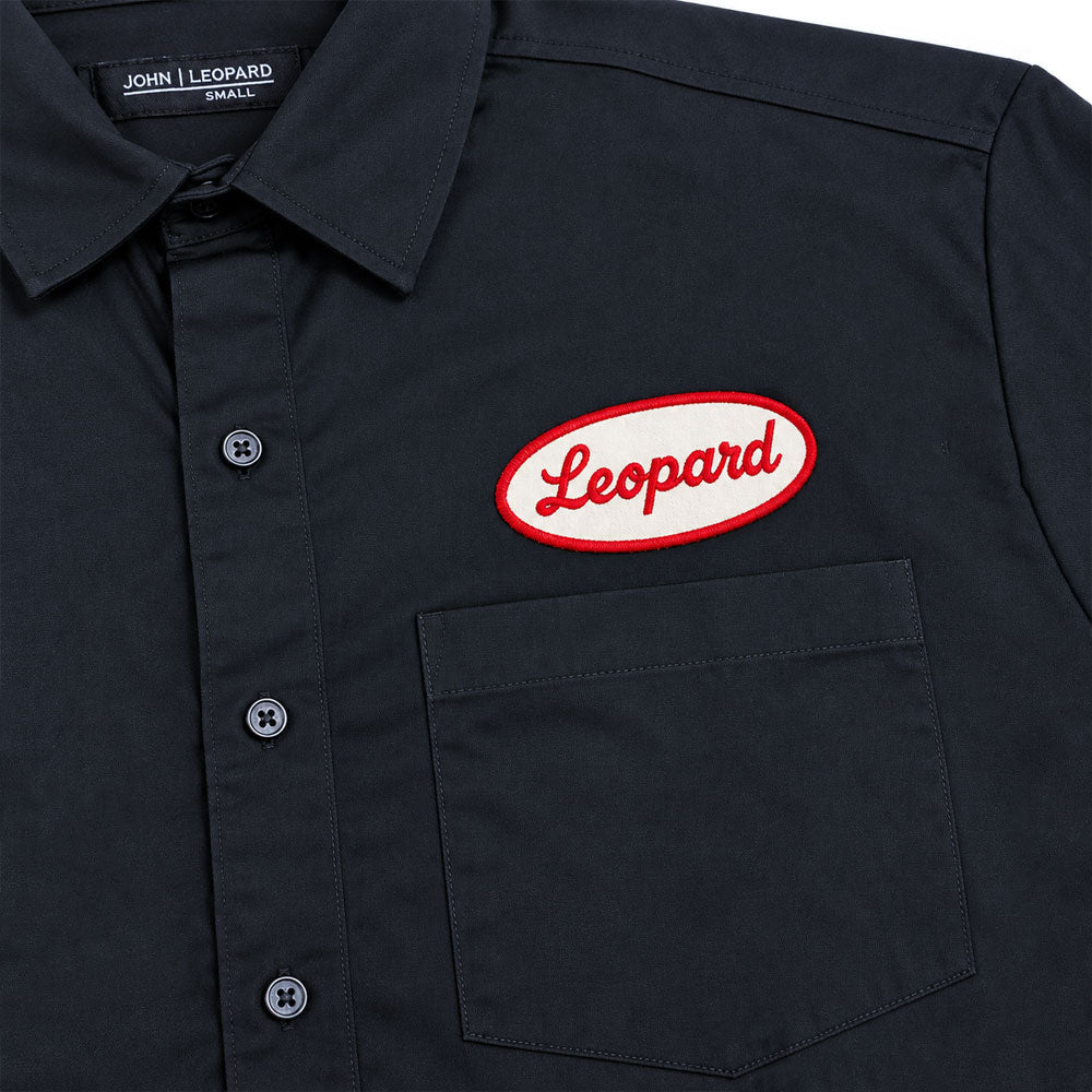 Camisa Boxy Oversized Diesel Navy