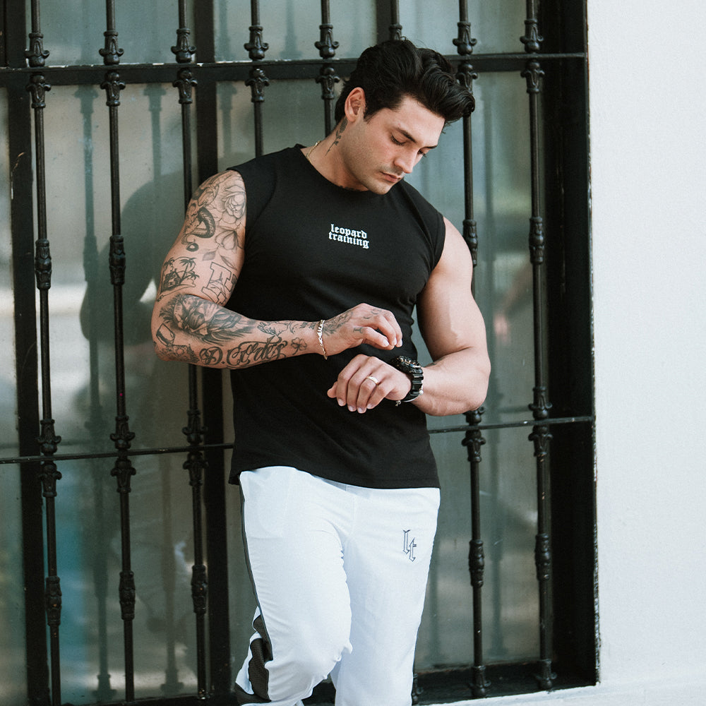 Featherweight Cutoff Tank Black