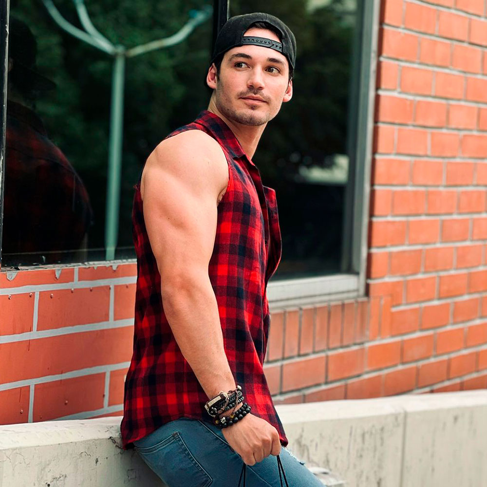 Camisa Flannel Cutoff Shirt Red